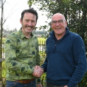 Marc Meijer (l) en Jelle Westra (r), de nummers twee en drie van de verkiezing